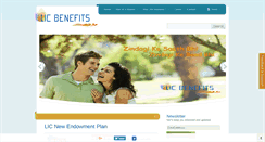 Desktop Screenshot of licbenefits.com